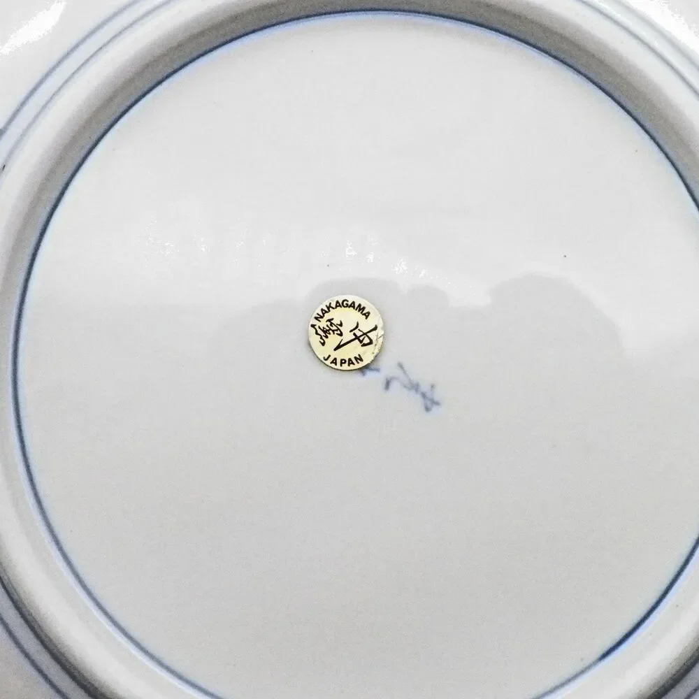 Nakagama Bread & Butter or Dessert Floral Plates set of 2 Vintage Japan